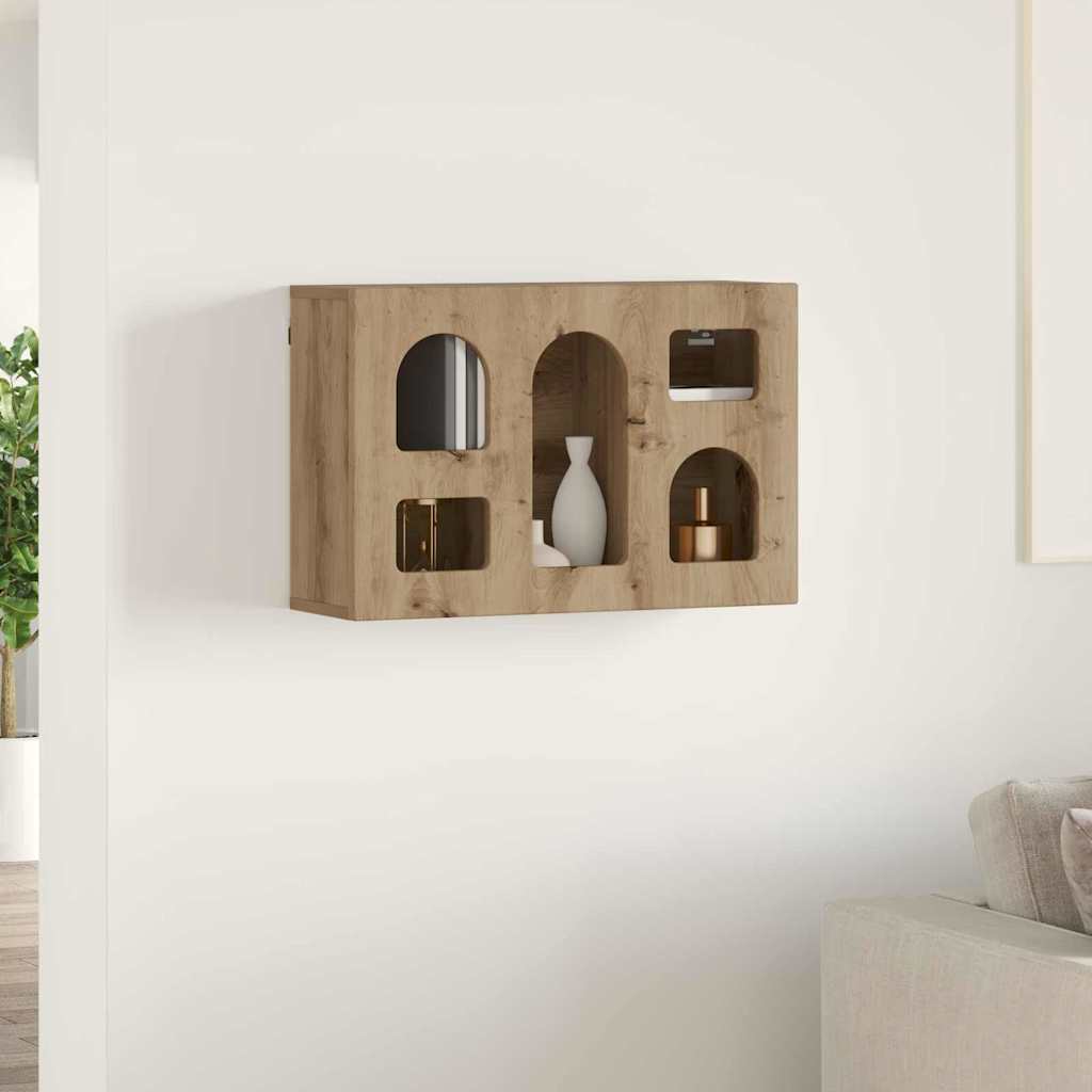 vidaXL Szafka wisząca z półką Dąb rzemieślniczy 60 x 20 x 40 cm
