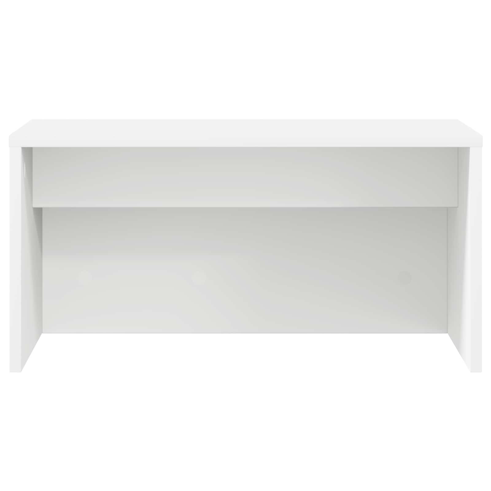 vidaXL Biurko montowane na ścianie Biały 60 x 45 x 30 cm