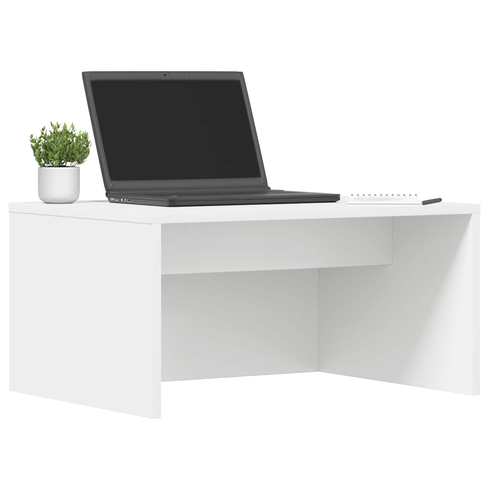 vidaXL Biurko montowane na ścianie Biały 60 x 45 x 30 cm