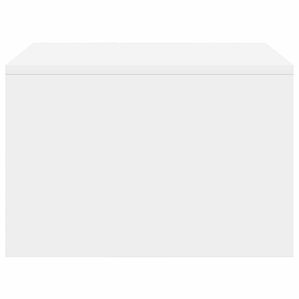 vidaXL Biurko montowane na ścianie Biały 60 x 45 x 30 cm