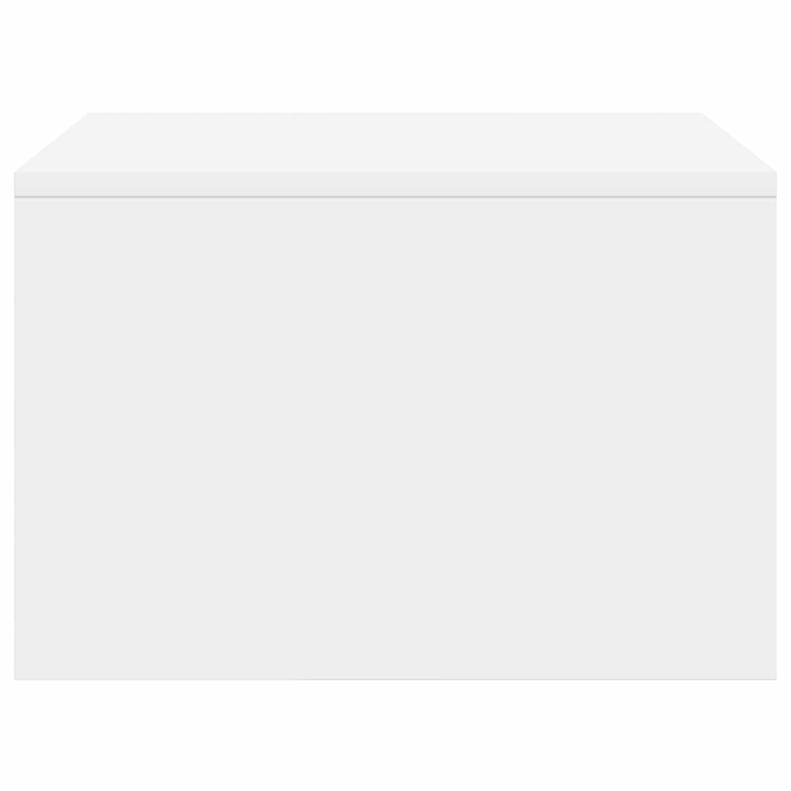 vidaXL Biurko montowane na ścianie Biały 60 x 45 x 30 cm