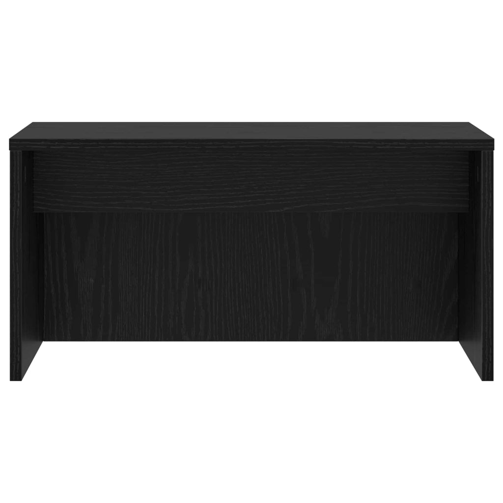 vidaXL Biurko montowane na ścianie Czarny Dąb 60 x 45 x 30 cm