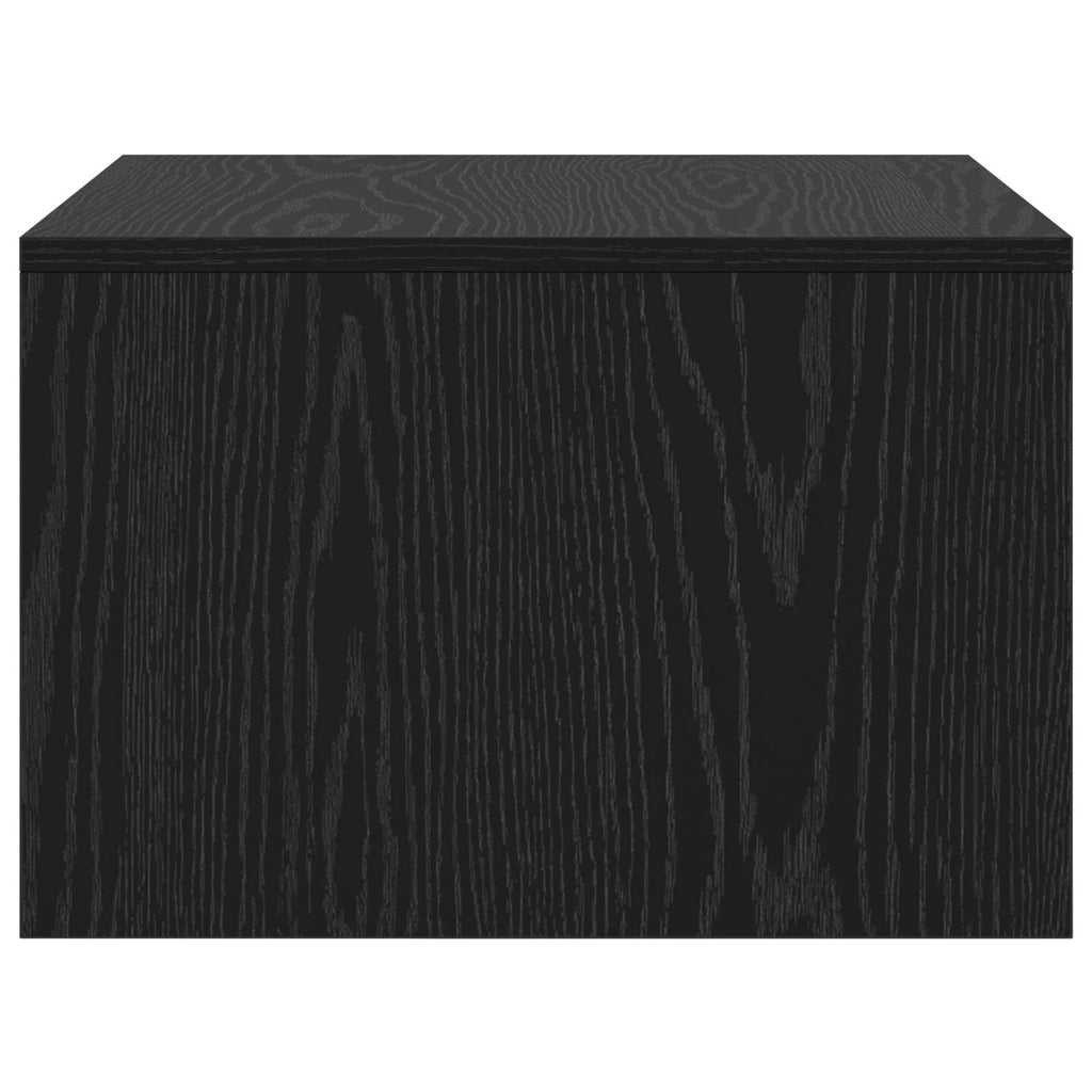 vidaXL Biurko montowane na ścianie Czarny Dąb 60 x 45 x 30 cm