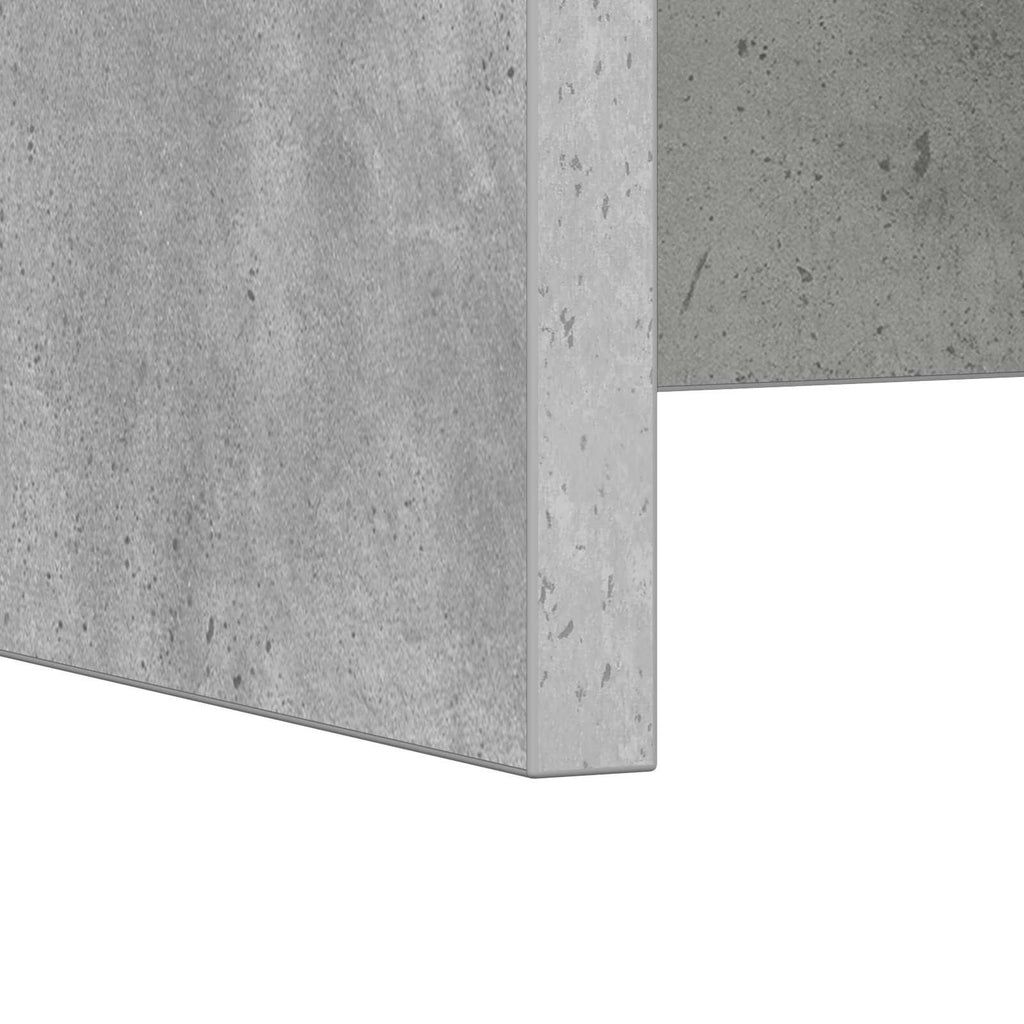vidaXL Biurko montowane na ścianie Betonowy szary 60 x 45 x 30 cm