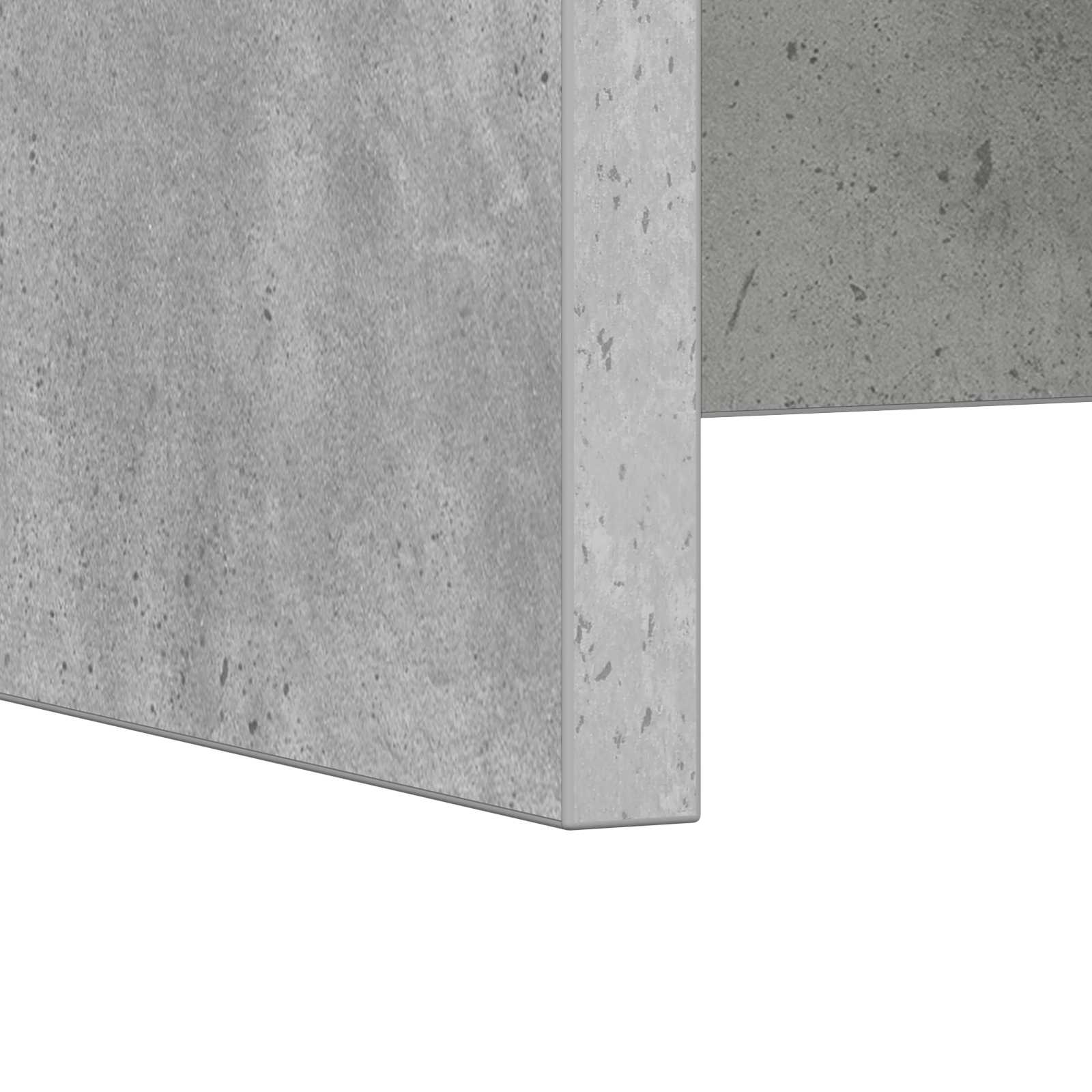 vidaXL Biurko montowane na ścianie Betonowy szary 60 x 45 x 30 cm