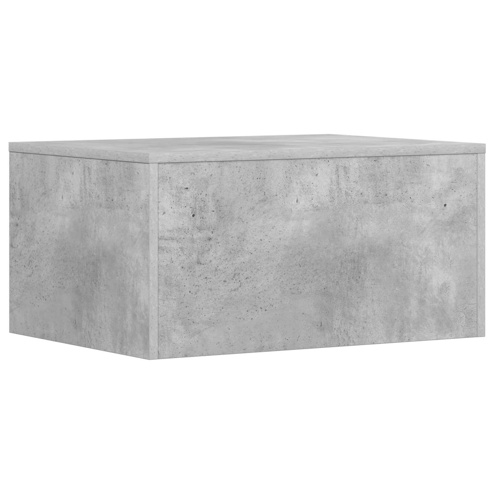vidaXL Biurko montowane na ścianie Betonowy szary 60 x 45 x 30 cm