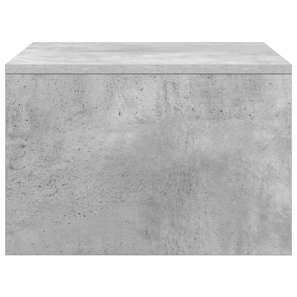 vidaXL Biurko montowane na ścianie Betonowy szary 60 x 45 x 30 cm