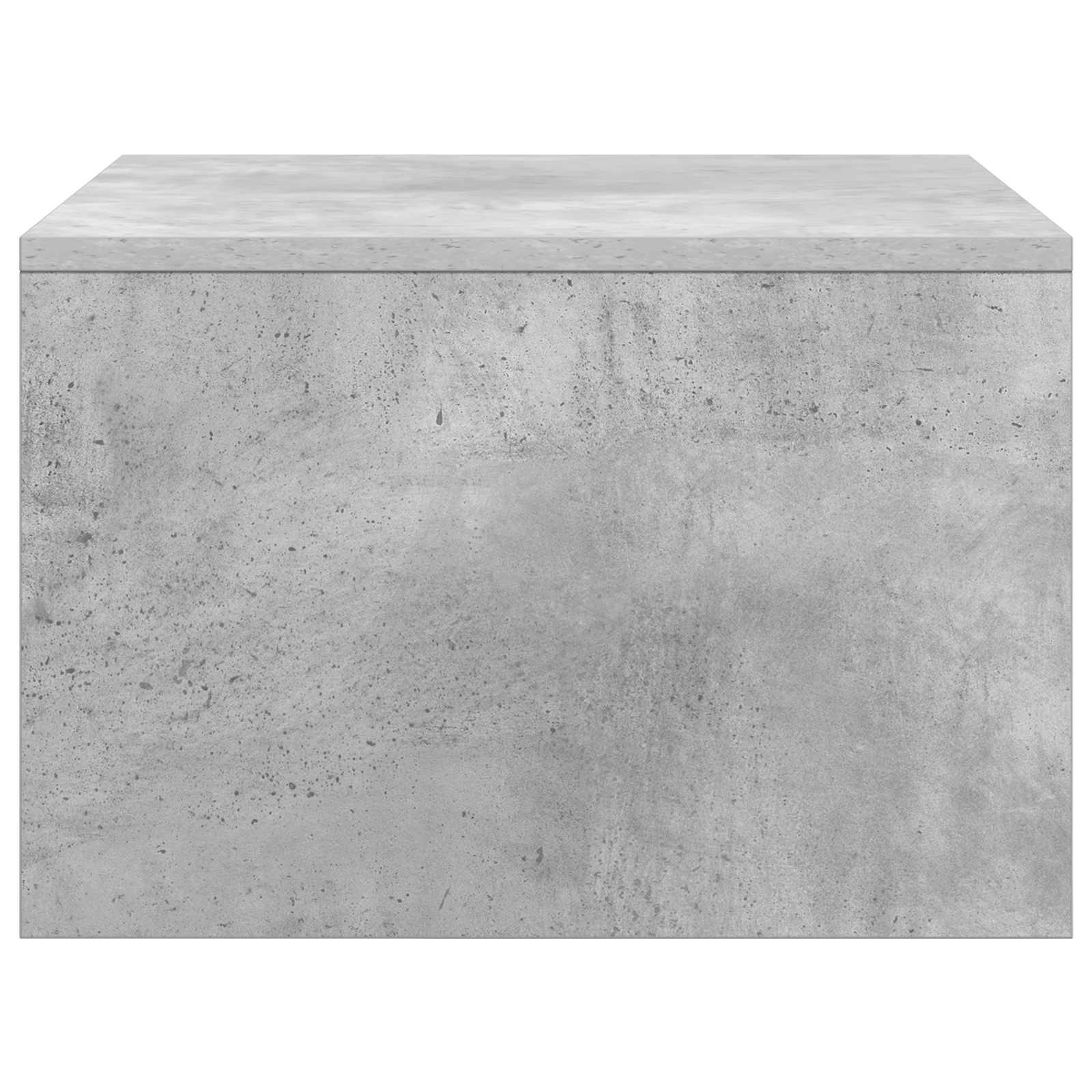 vidaXL Biurko montowane na ścianie Betonowy szary 60 x 45 x 30 cm