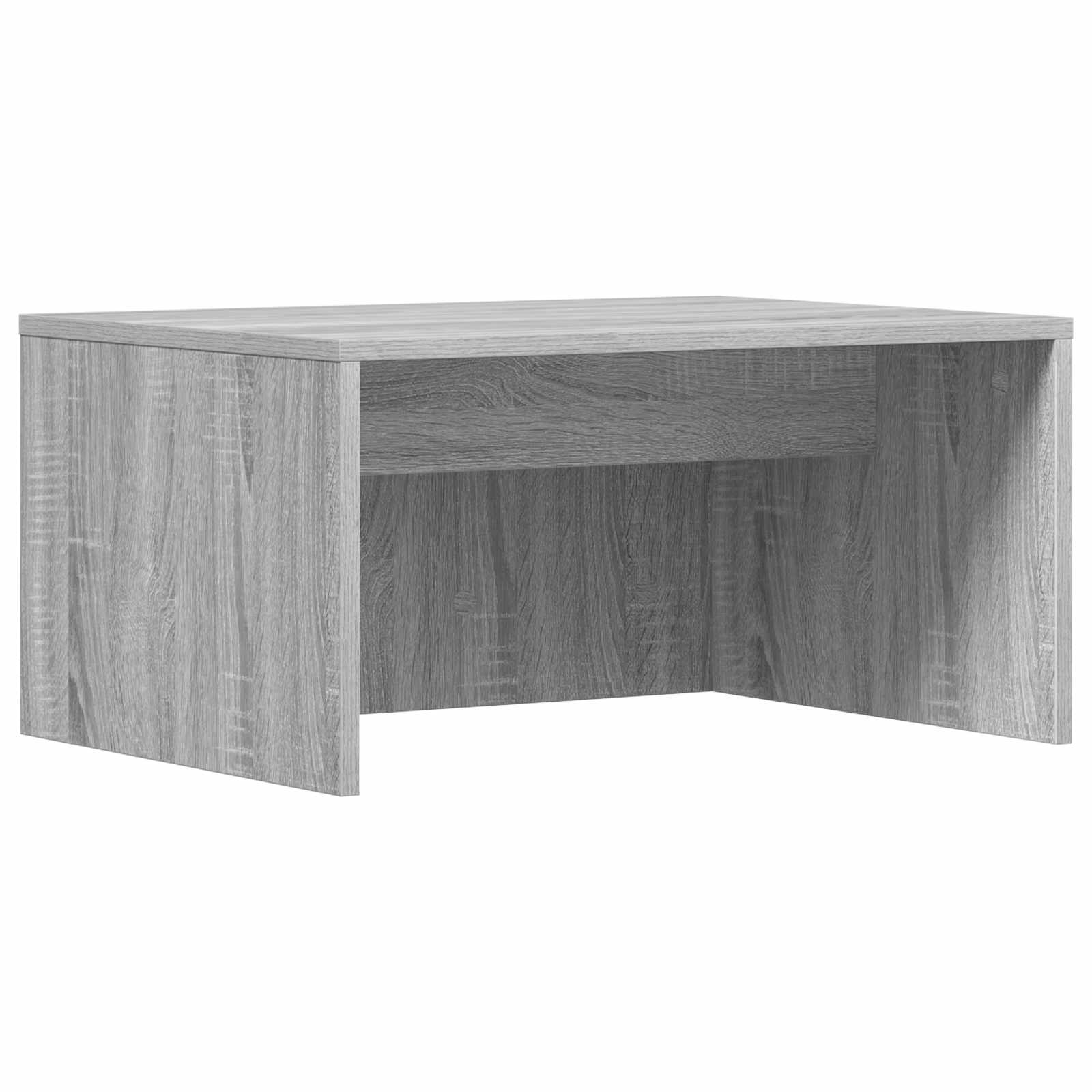 vidaXL Biurko montowane na ścianie Szary Sonoma 60 x 45 x 30 cm