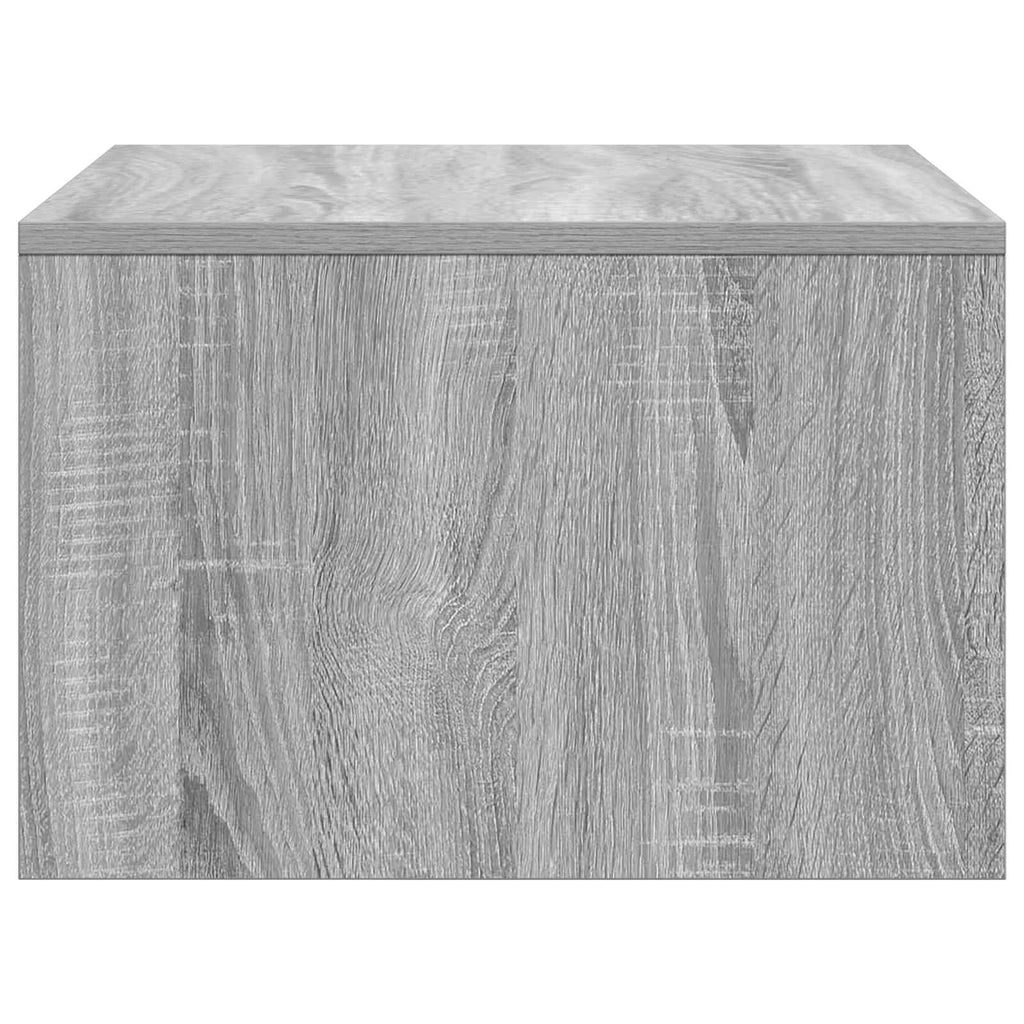 vidaXL Biurko montowane na ścianie Szary Sonoma 60 x 45 x 30 cm