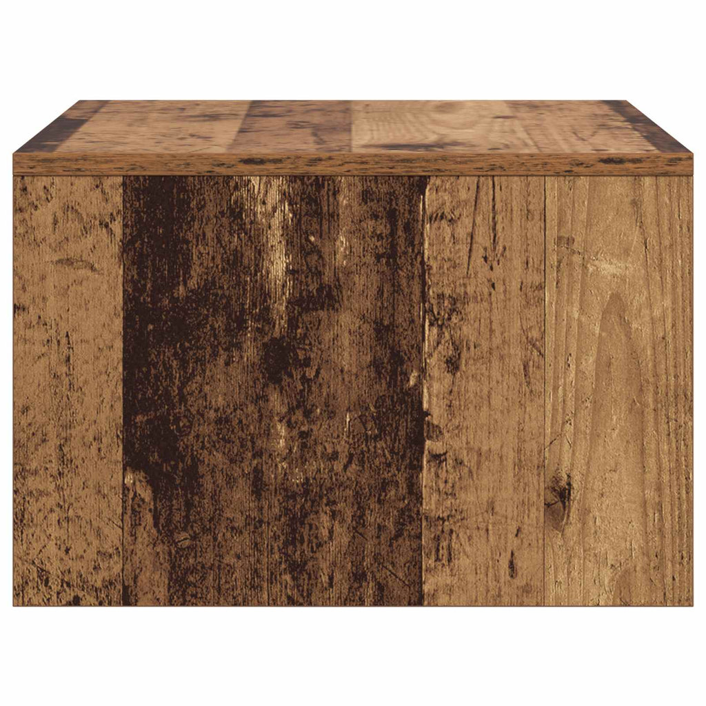 vidaXL Biurko montowane na ścianie Stare drewno 60 x 45 x 30 cm