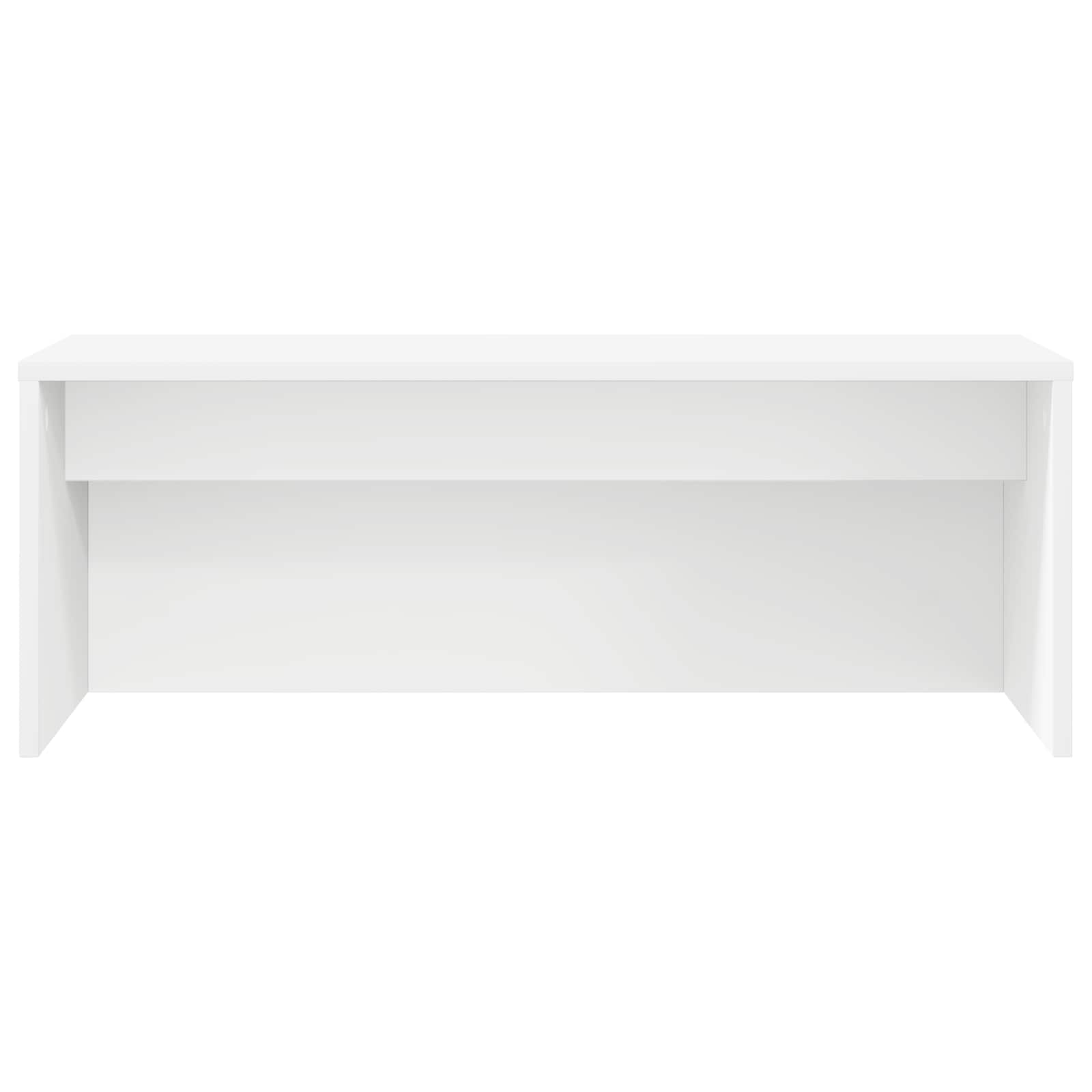 vidaXL Biurko montowane na ścianie Biały 80 x 45 x 30 cm