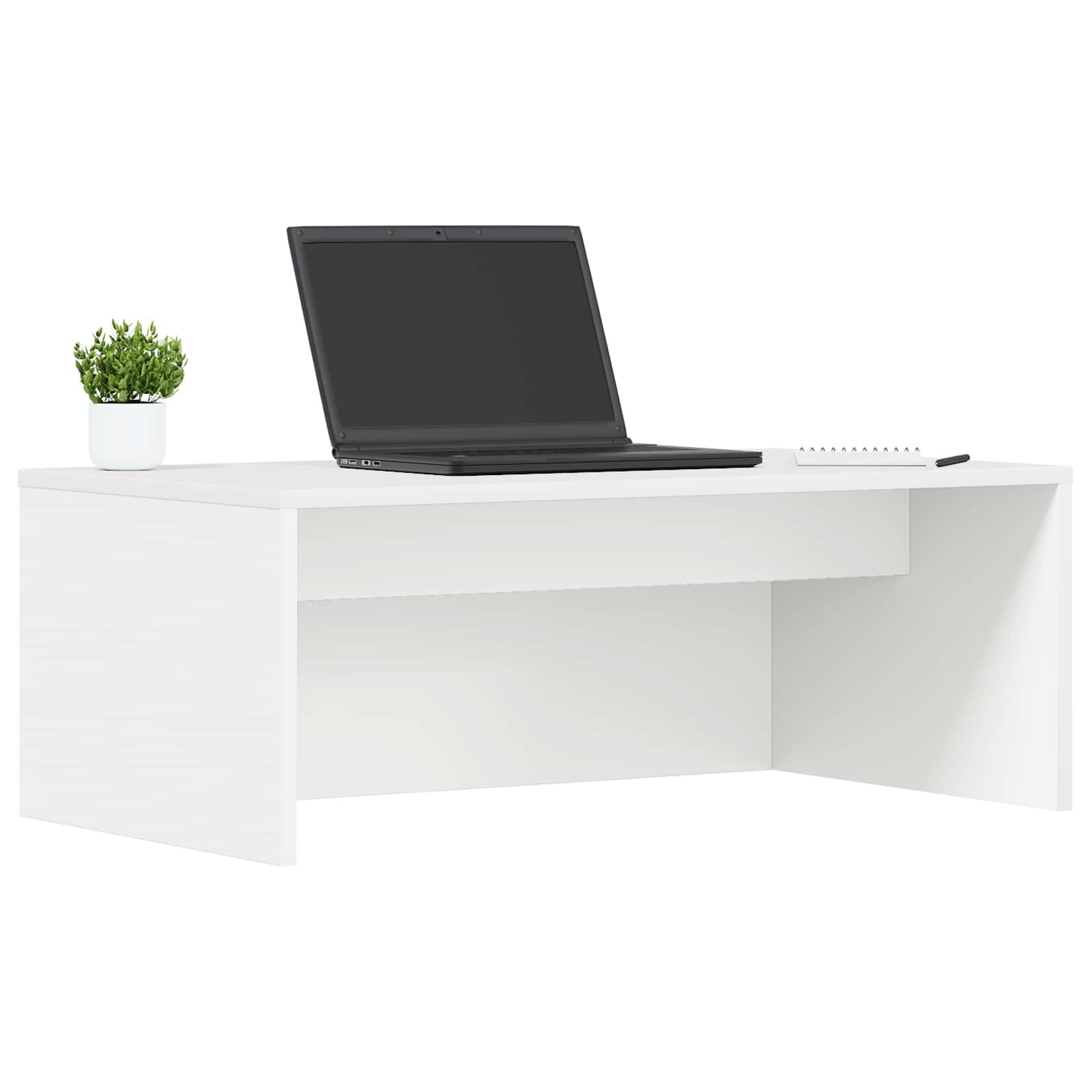 vidaXL Biurko montowane na ścianie Biały 80 x 45 x 30 cm