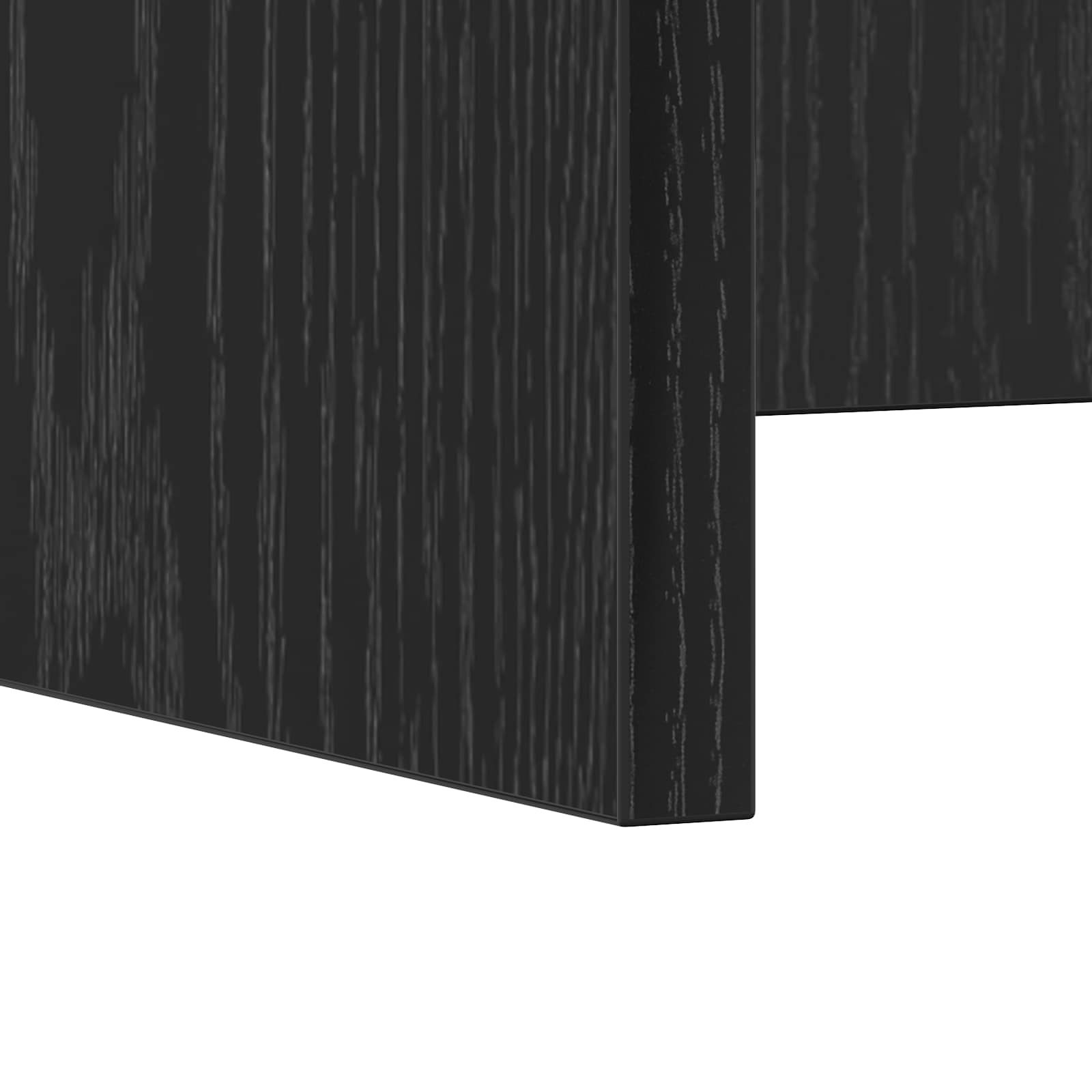 vidaXL Biurko montowane na ścianie Czarny Dąb 80 x 45 x 30 cm