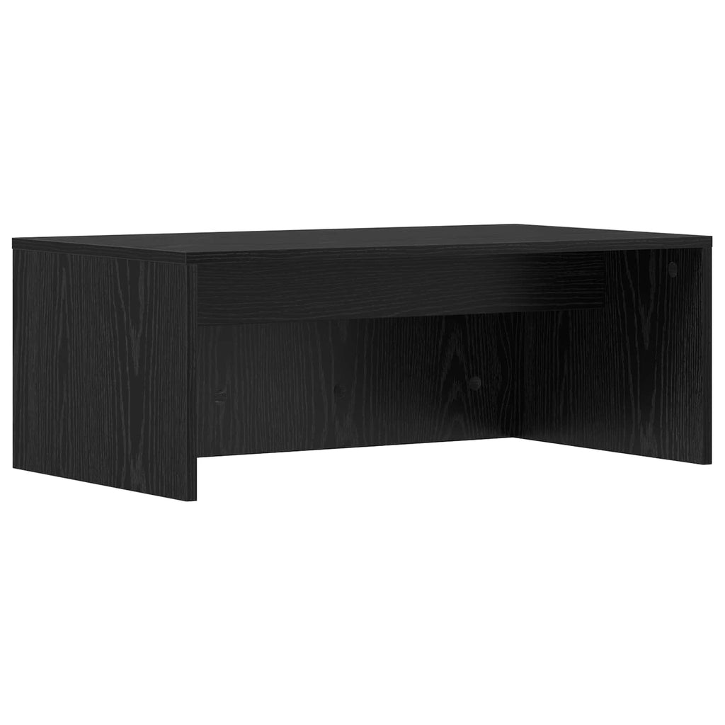 vidaXL Biurko montowane na ścianie Czarny Dąb 80 x 45 x 30 cm
