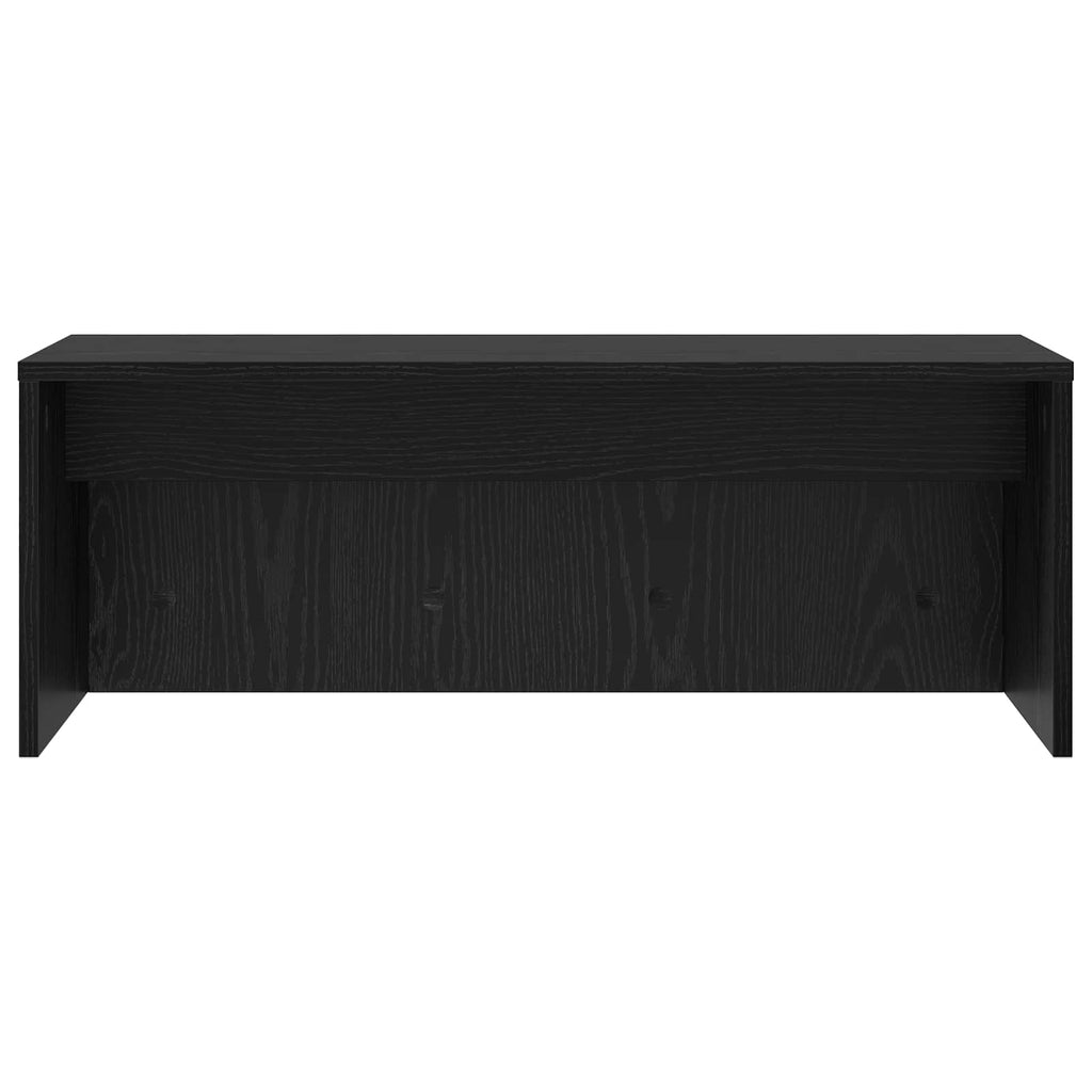vidaXL Biurko montowane na ścianie Czarny Dąb 80 x 45 x 30 cm