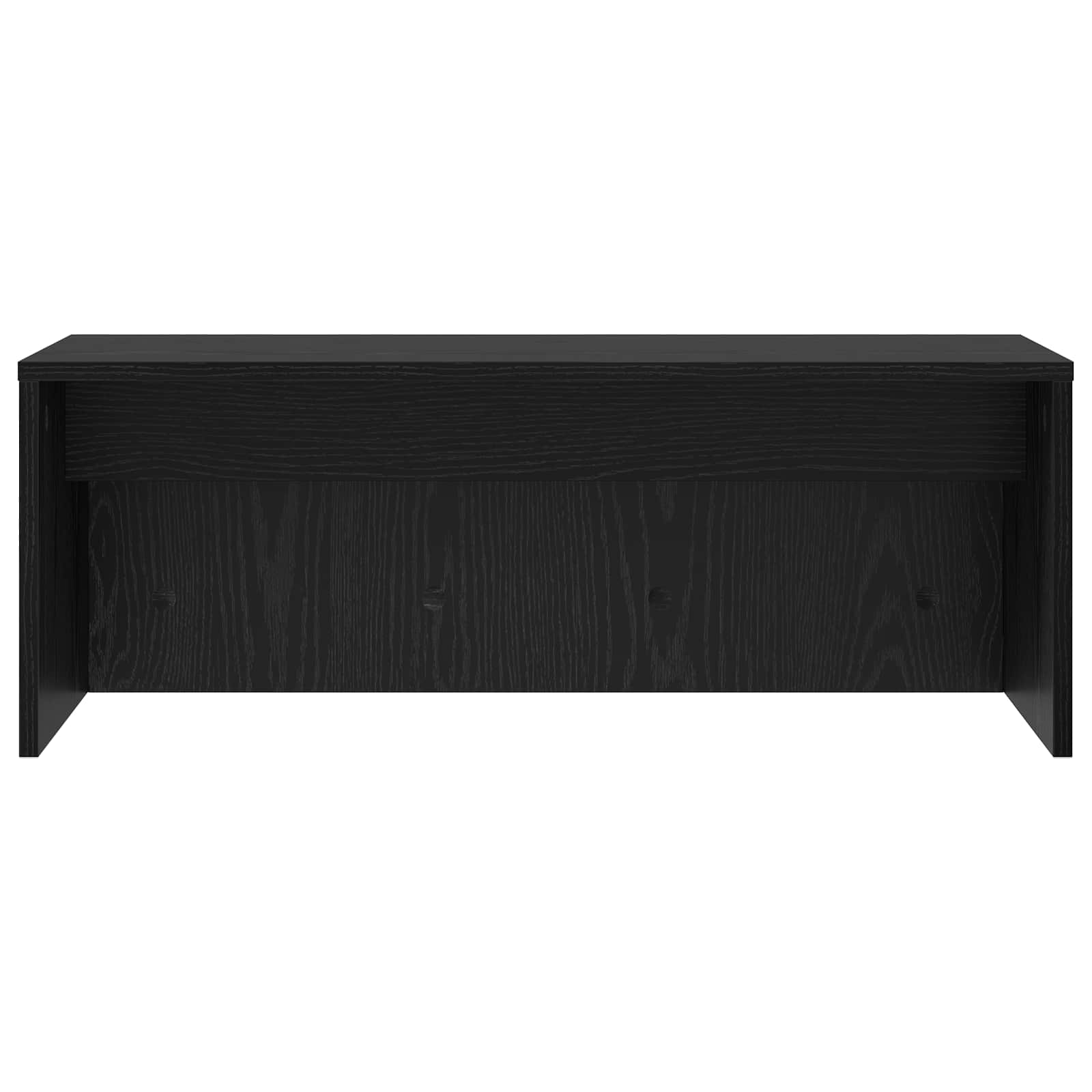vidaXL Biurko montowane na ścianie Czarny Dąb 80 x 45 x 30 cm