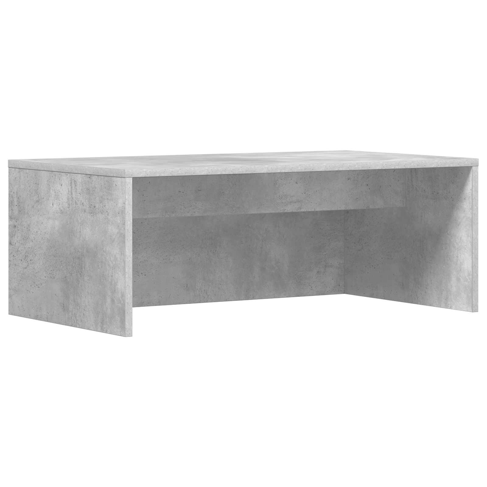 vidaXL Biurko montowane na ścianie Betonowy szary 80 x 45 x 30 cm