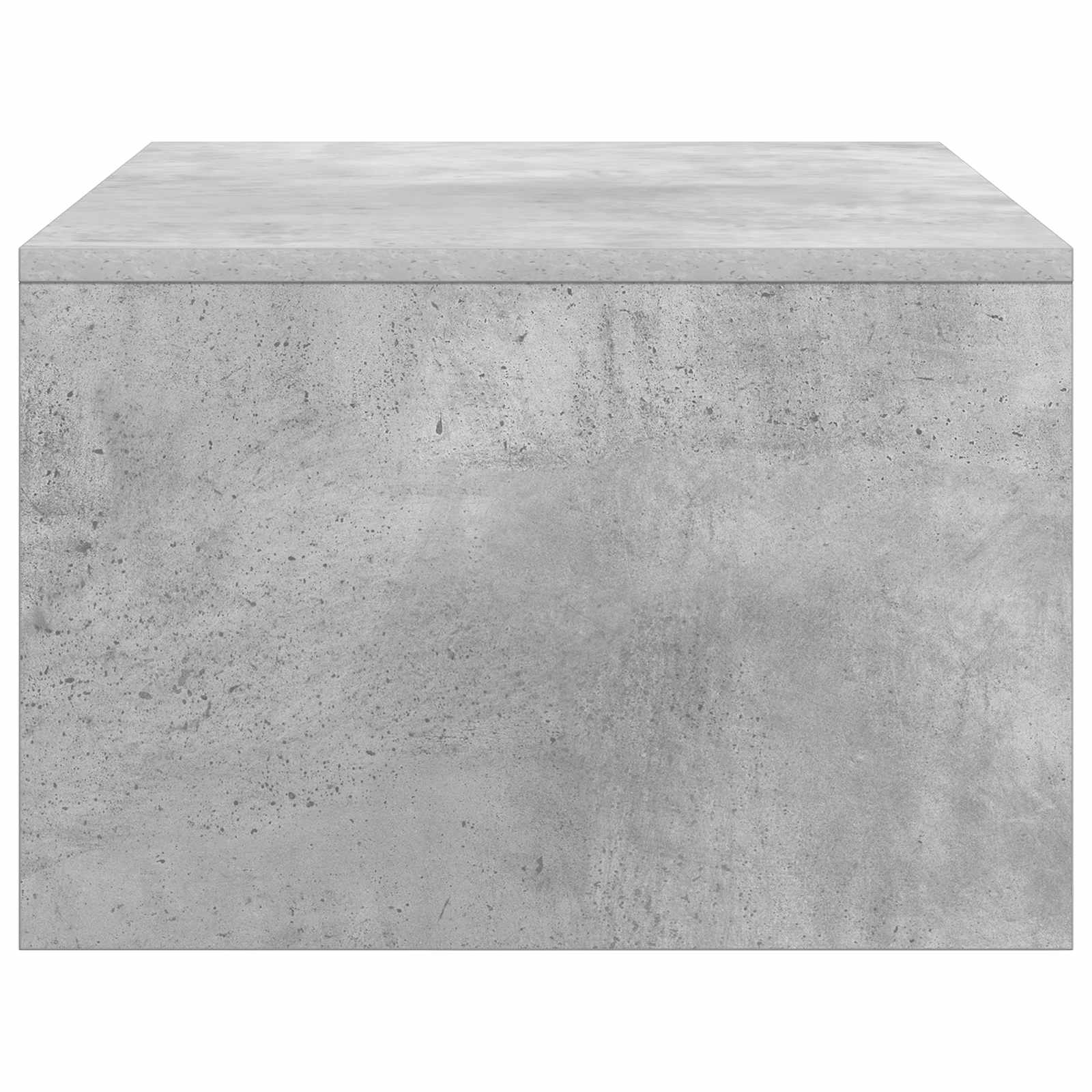 vidaXL Biurko montowane na ścianie Betonowy szary 80 x 45 x 30 cm