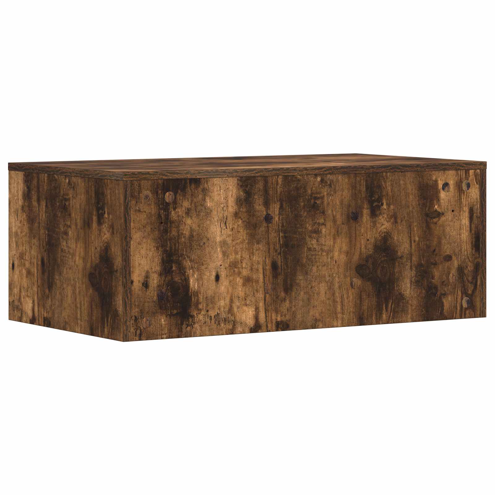 vidaXL Biurko montowane na ścianie Dąb wędzony 80 x 45 x 30 cm