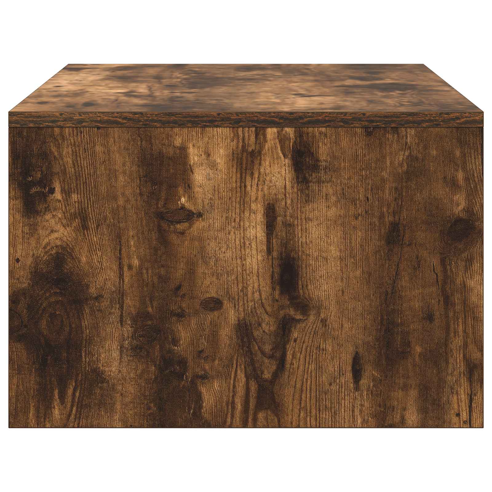 vidaXL Biurko montowane na ścianie Dąb wędzony 80 x 45 x 30 cm