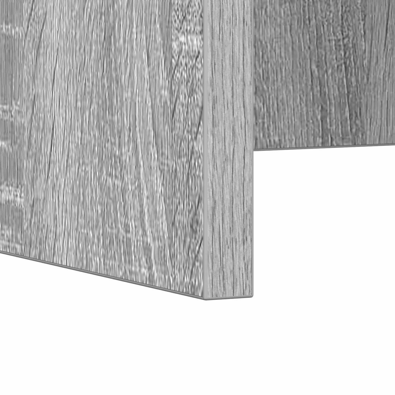 vidaXL Biurko montowane na ścianie Szary Sonoma 80 x 45 x 30 cm