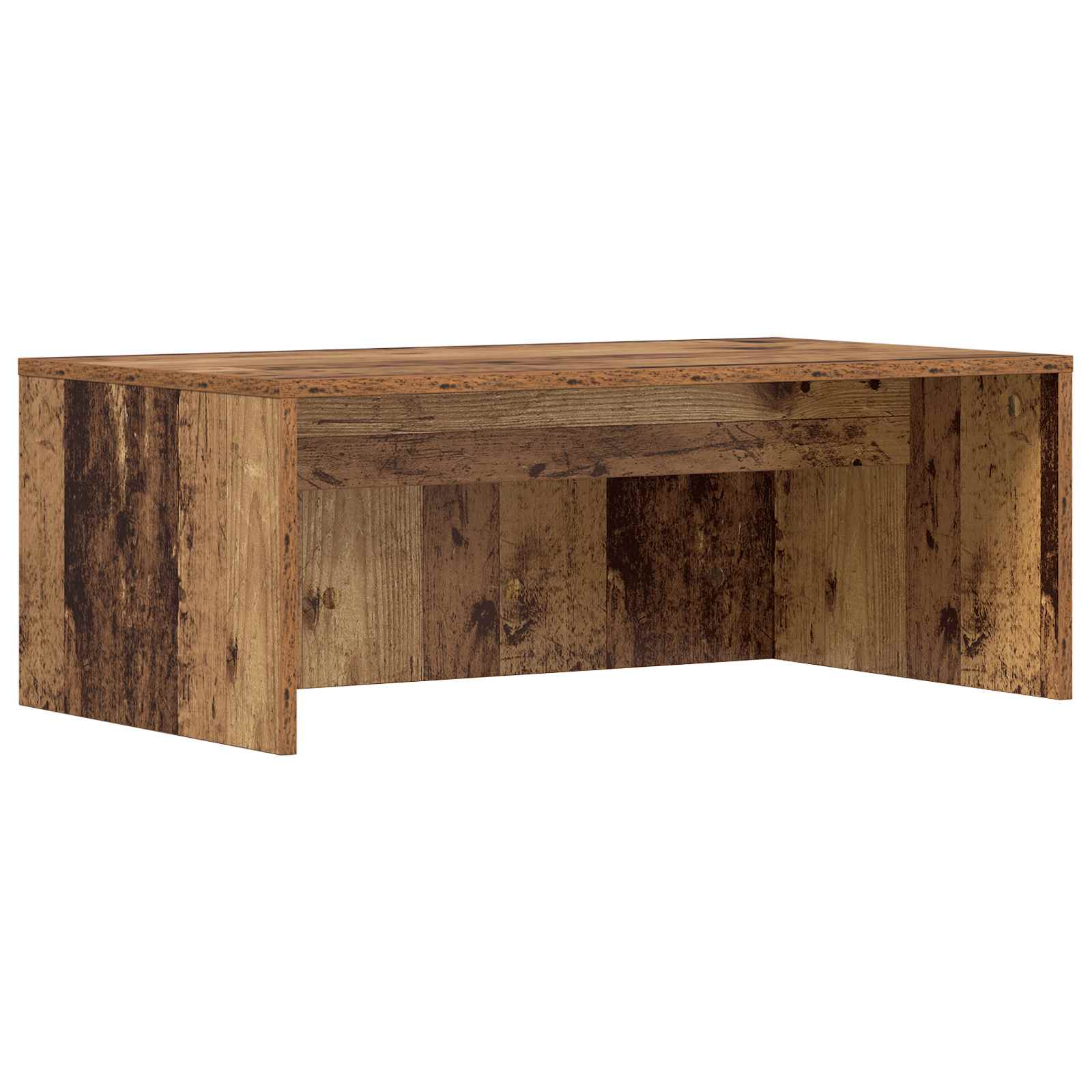 vidaXL Biurko montowane na ścianie Stare drewno 80 x 45 x 30 cm