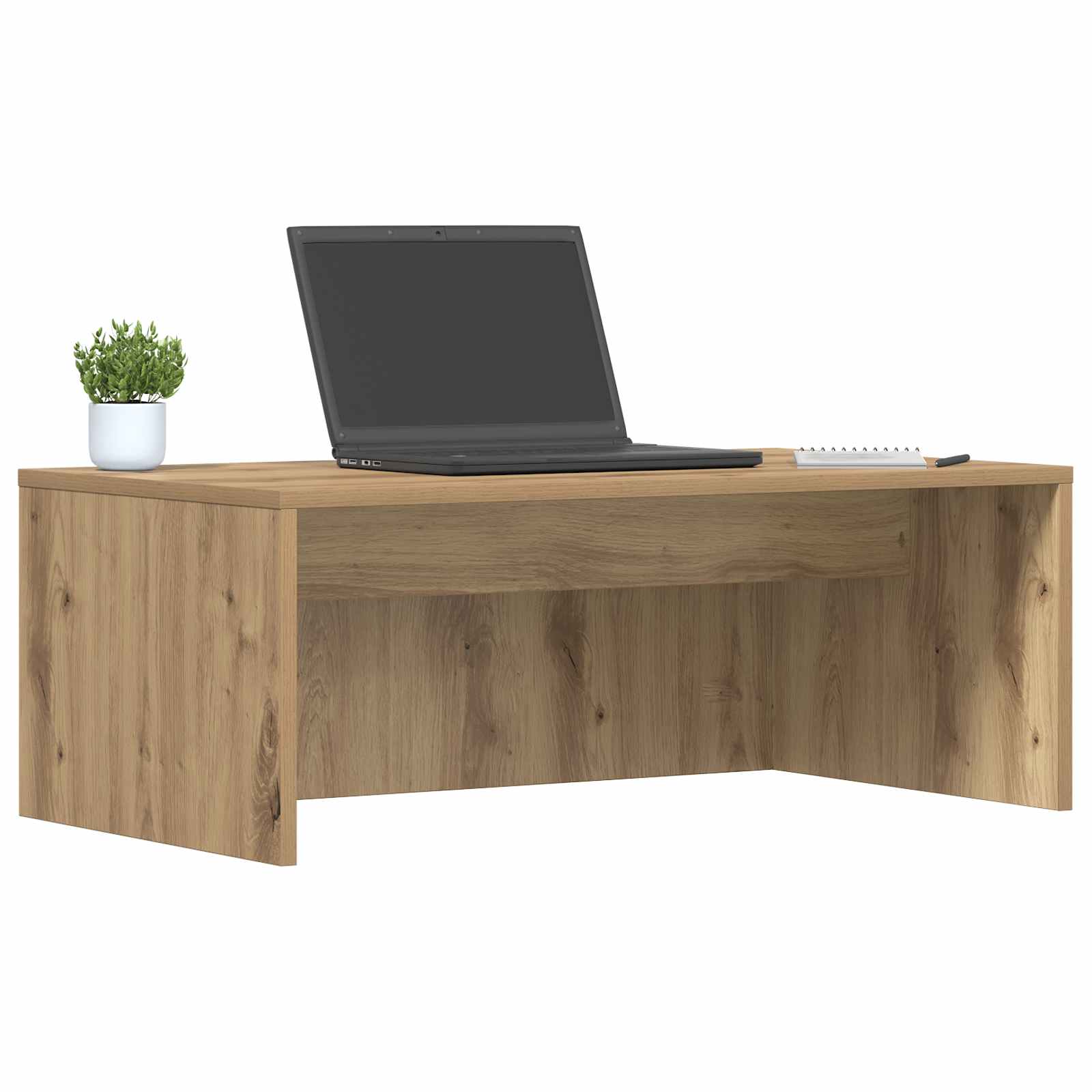 vidaXL Biurko montowane na ścianie Dąb rzemieślniczy 80 x 45 x 30 cm