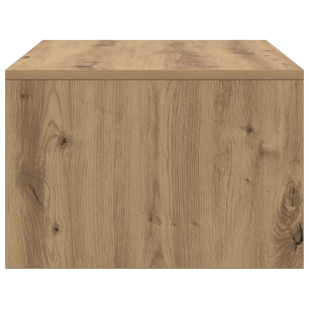 vidaXL Biurko montowane na ścianie Dąb rzemieślniczy 80 x 45 x 30 cm