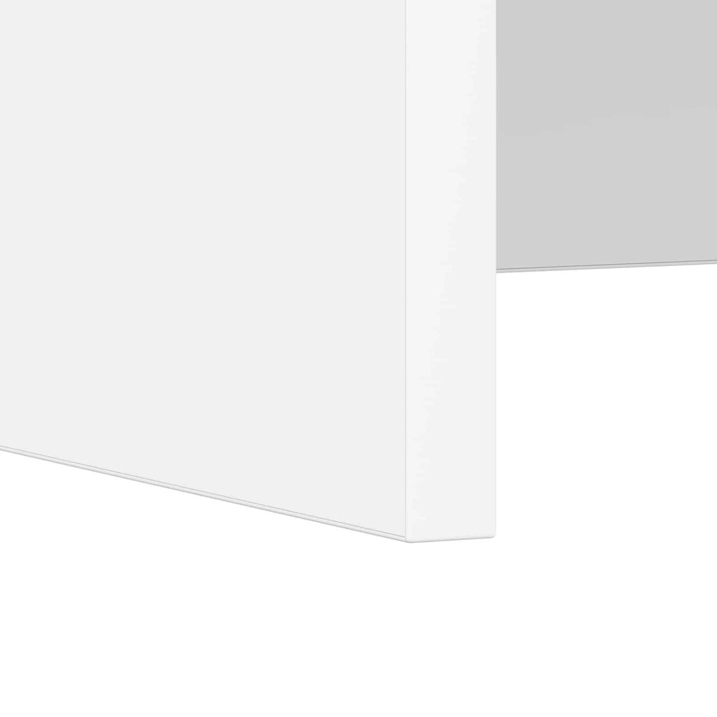 vidaXL Biurko montowane na ścianie Biały 100 x 45 x 30 cm