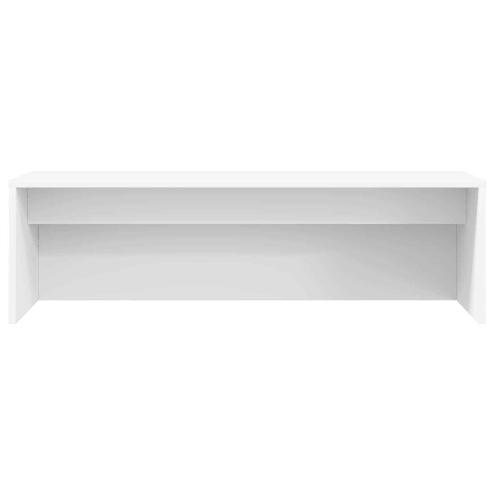 vidaXL Biurko montowane na ścianie Biały 100 x 45 x 30 cm