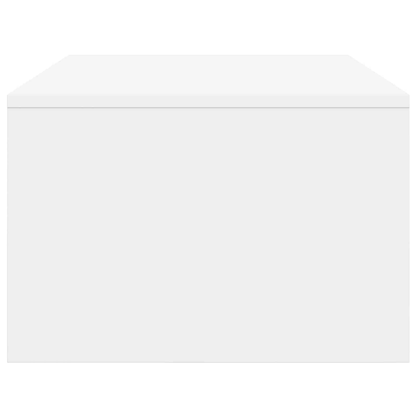 vidaXL Biurko montowane na ścianie Biały 100 x 45 x 30 cm
