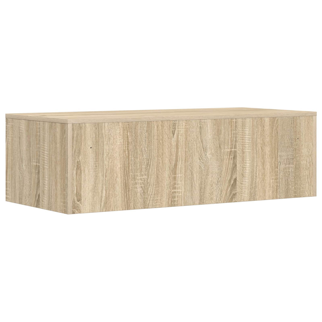 vidaXL Biurko montowane na ścianie Dąb Sonoma 100 x 45 x 30 cm