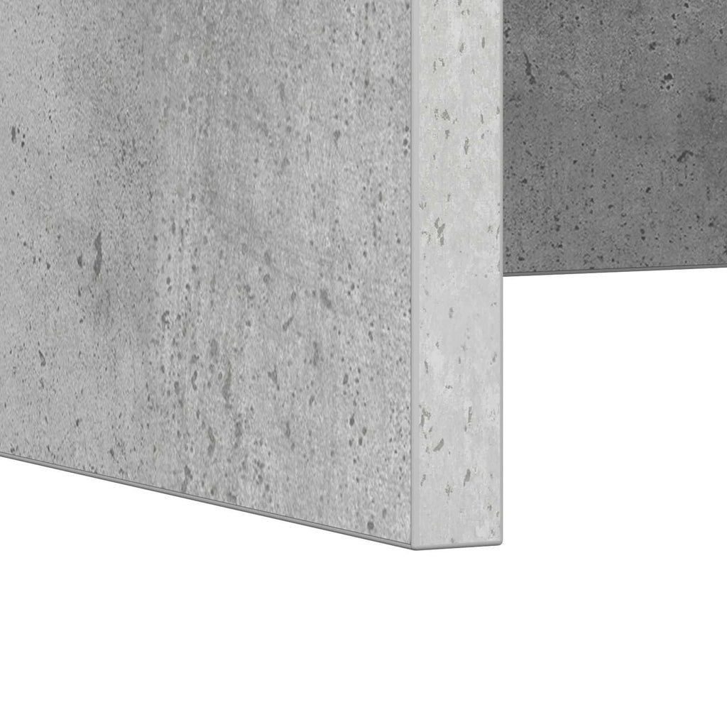 vidaXL Biurko montowane na ścianie Betonowy szary 100 x 45 x 30 cm