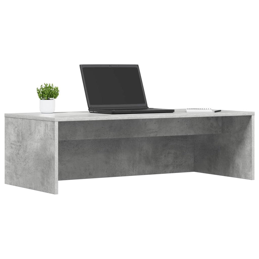vidaXL Biurko montowane na ścianie Betonowy szary 100 x 45 x 30 cm
