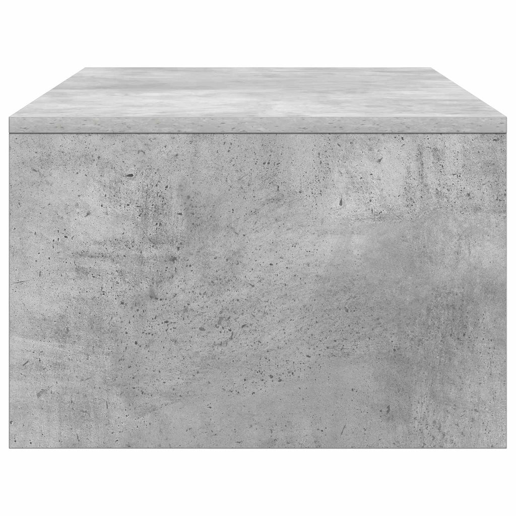 vidaXL Biurko montowane na ścianie Betonowy szary 100 x 45 x 30 cm
