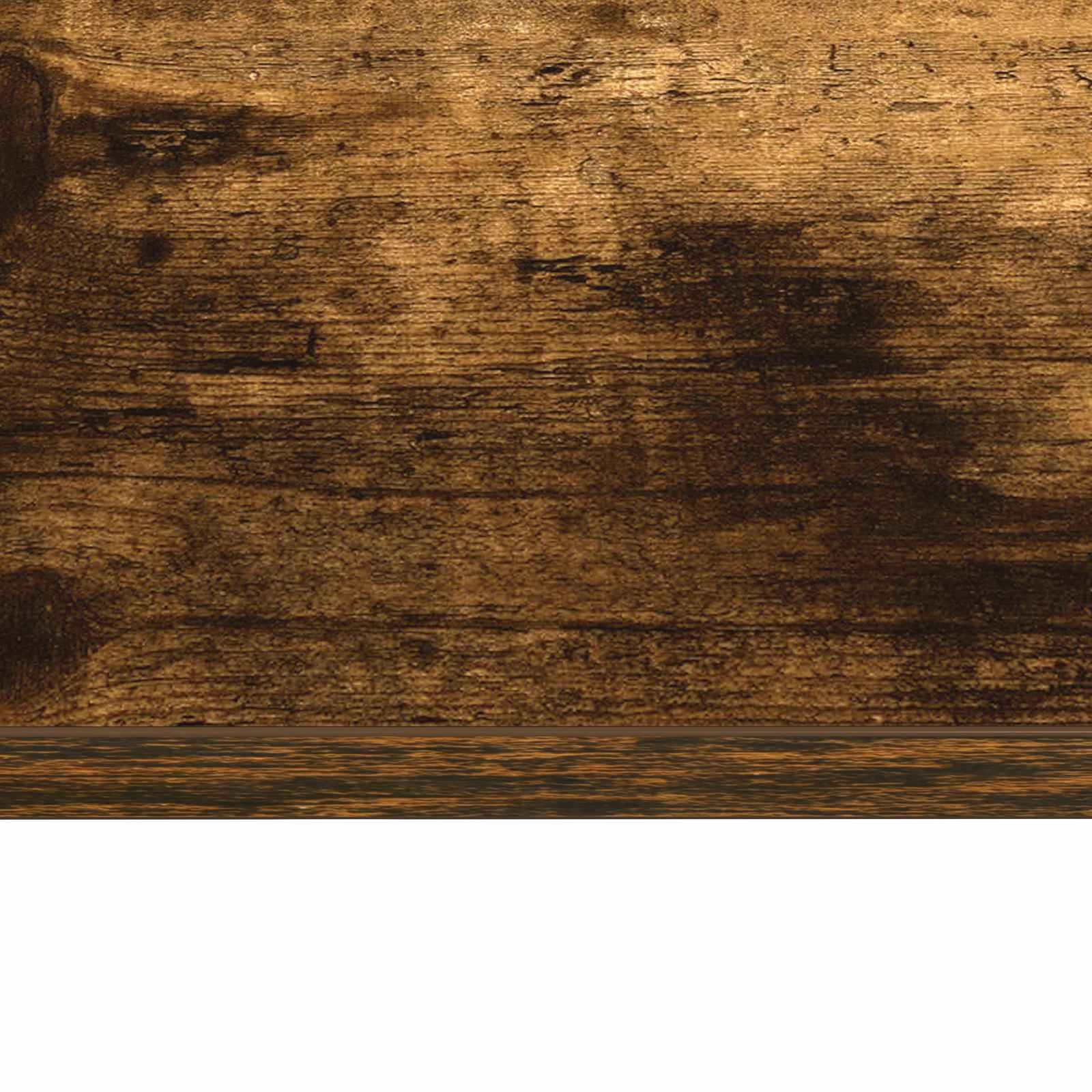 vidaXL Biurko montowane na ścianie Dąb wędzony 100 x 45 x 30 cm