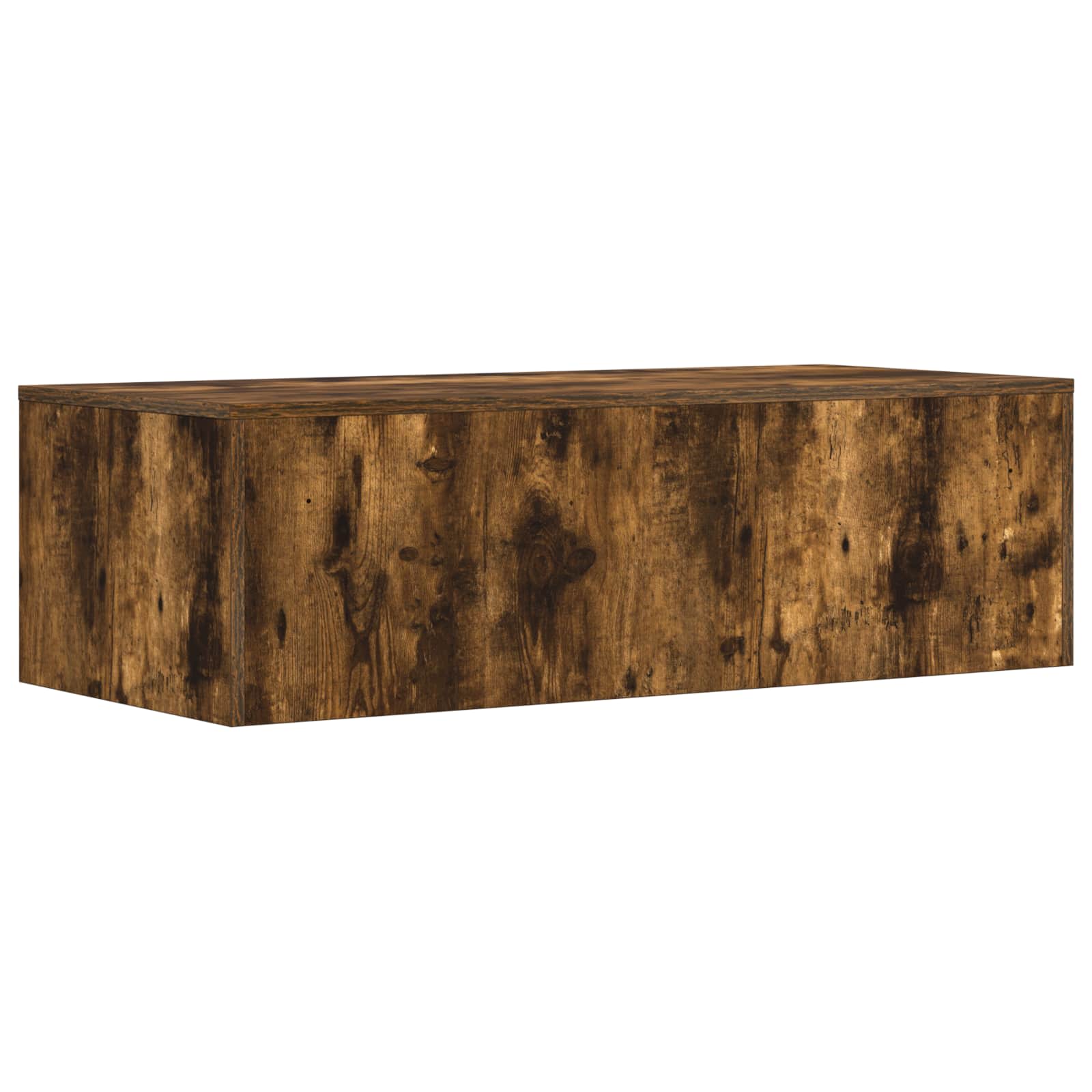 vidaXL Biurko montowane na ścianie Dąb wędzony 100 x 45 x 30 cm