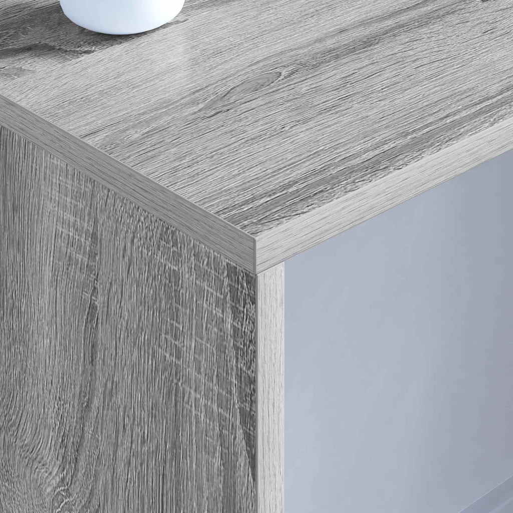 vidaXL Biurko montowane na ścianie Szary Sonoma 100 x 45 x 30 cm