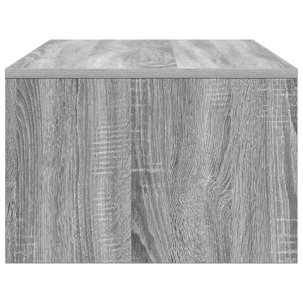 vidaXL Biurko montowane na ścianie Szary Sonoma 100 x 45 x 30 cm