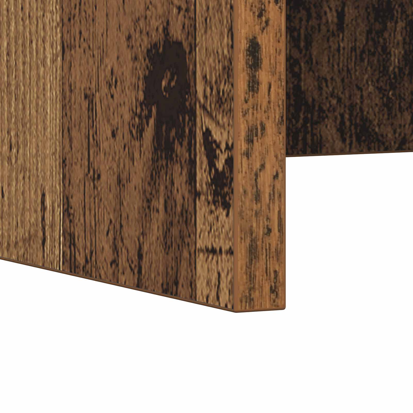 vidaXL Biurko montowane na ścianie Stare drewno 100 x 45 x 30 cm