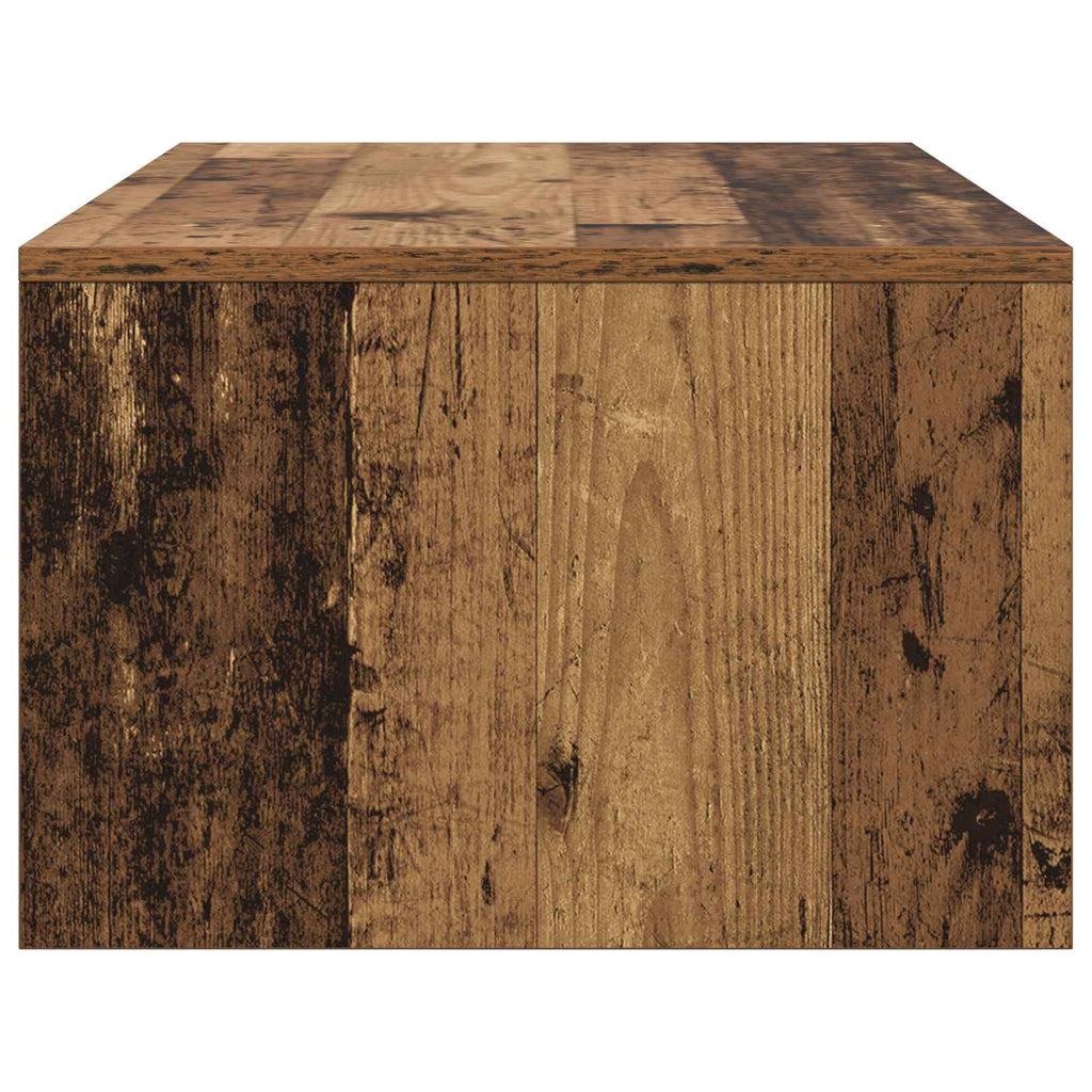 vidaXL Biurko montowane na ścianie Stare drewno 100 x 45 x 30 cm