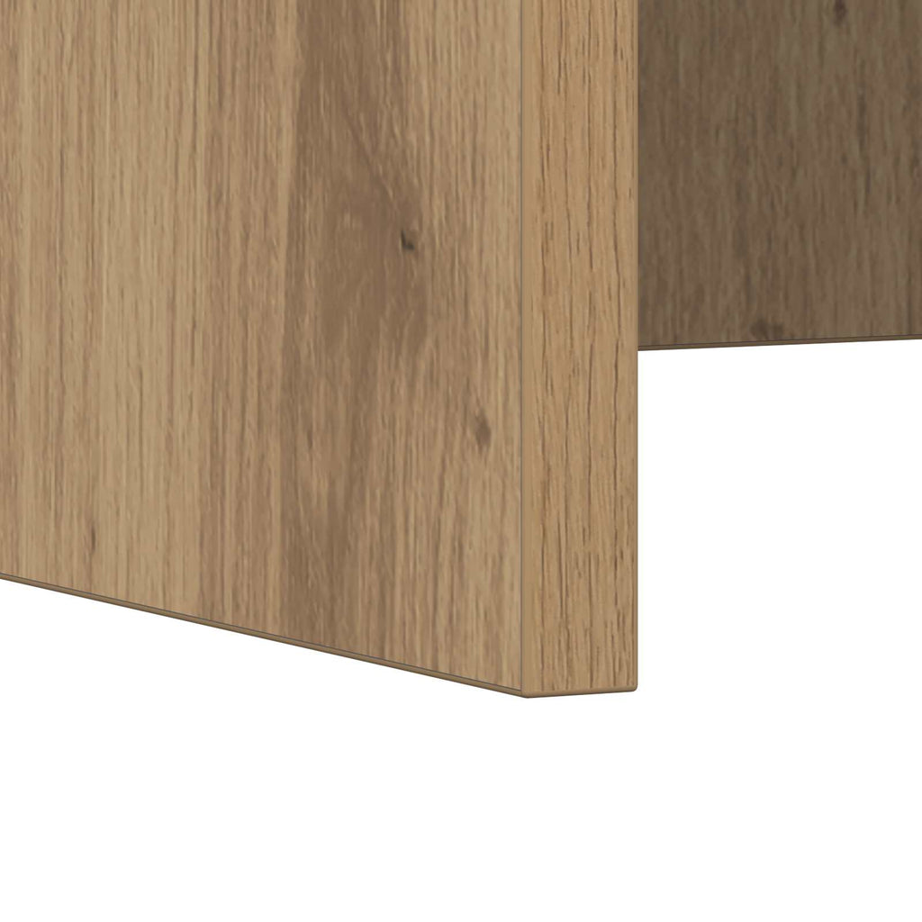 vidaXL Biurko montowane na ścianie Dąb rzemieślniczy 100 x 45 x 30 cm