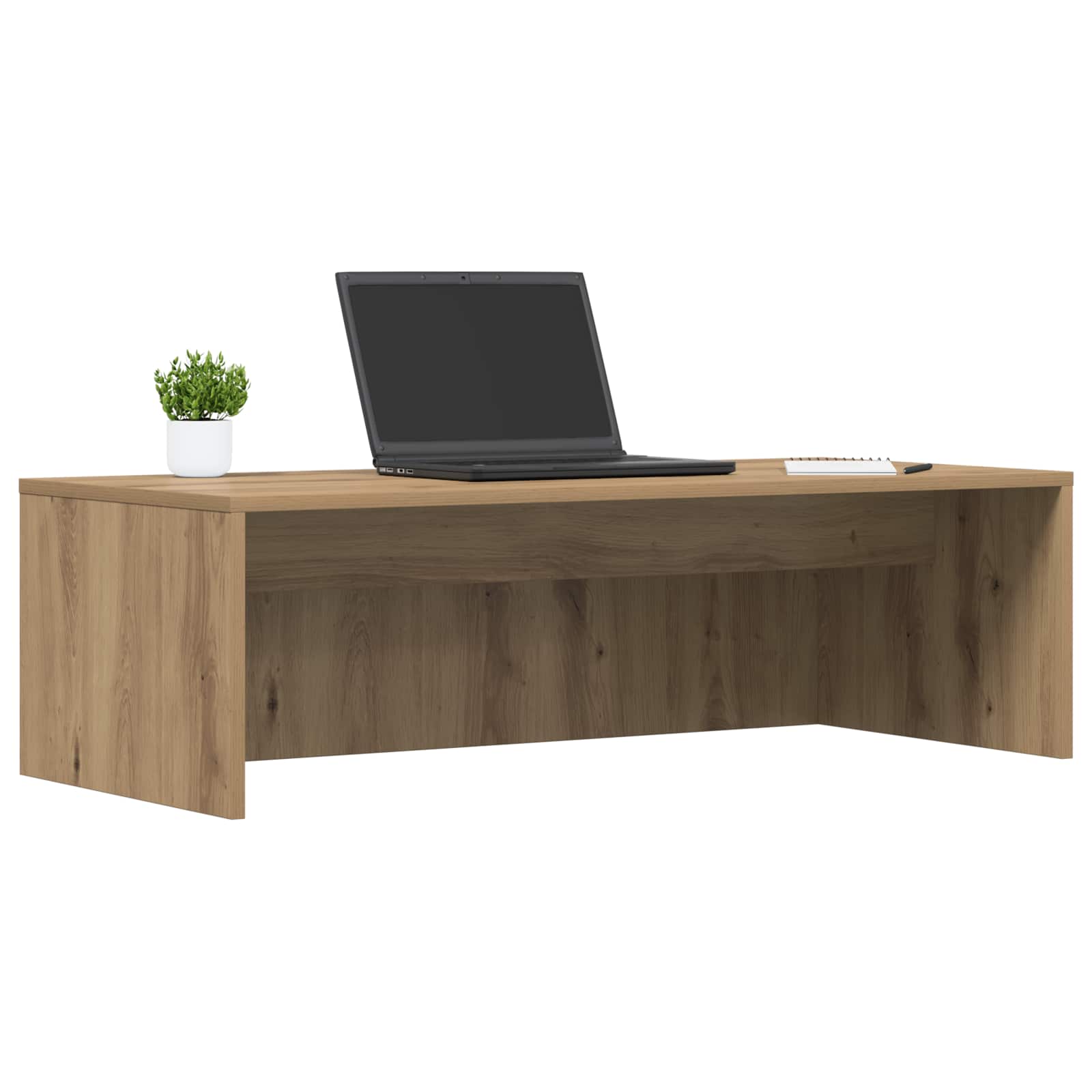 vidaXL Biurko montowane na ścianie Dąb rzemieślniczy 100 x 45 x 30 cm