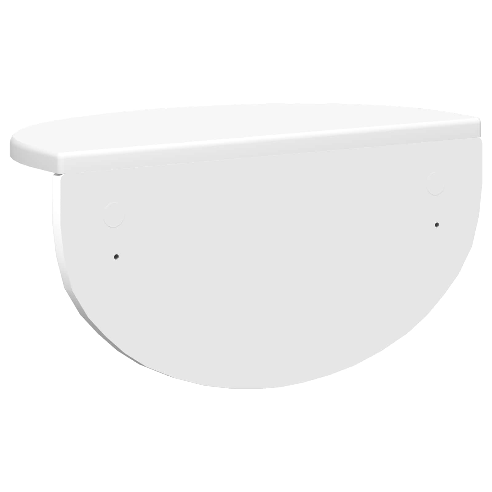 vidaXL Półka ścienna Biały 38 x 19 x 19 cm Materiał drewnopochodny