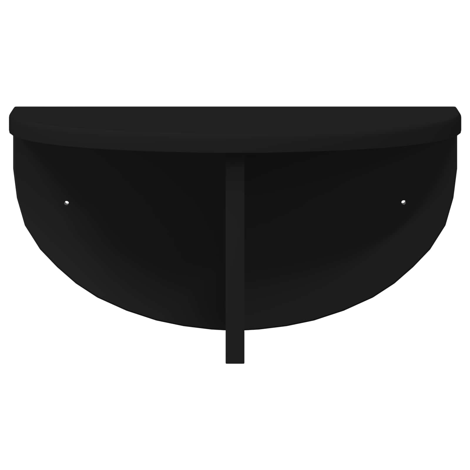 vidaXL Półka ścienna Czarny 38 x 19 x 19 cm Materiał drewnopochodny
