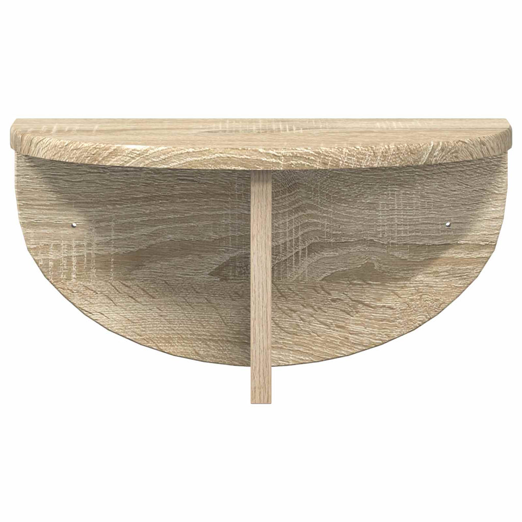 vidaXL Półka ścienna Montowane na ścianie Dąb Sonoma 38 x 19 x 19 cm