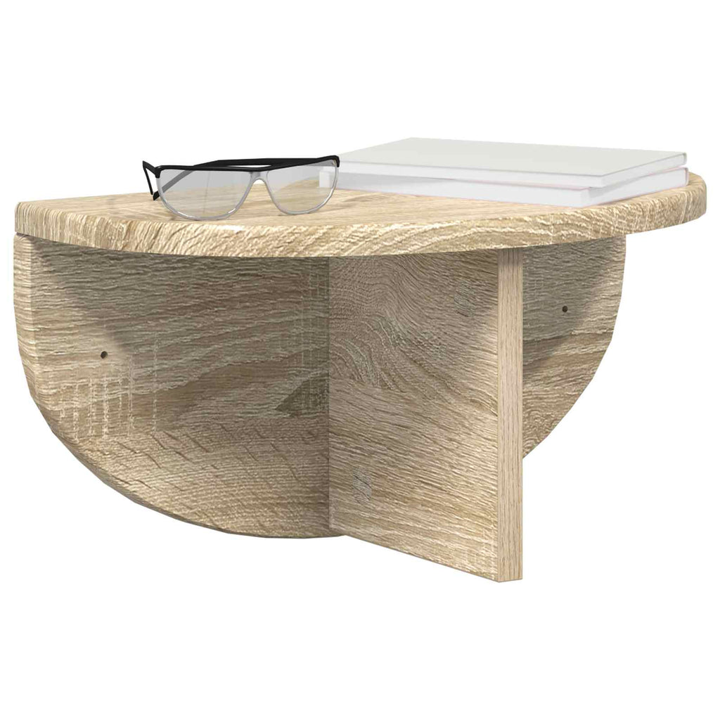 vidaXL Półka ścienna Montowane na ścianie Dąb Sonoma 38 x 19 x 19 cm