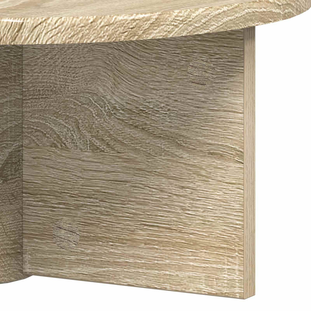 vidaXL Półka ścienna 2 pcs Dąb Sonoma 38 x 19 x 19 cm