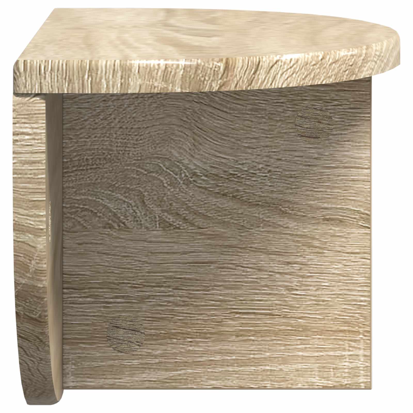 vidaXL Półka ścienna 2 pcs Dąb Sonoma 38 x 19 x 19 cm